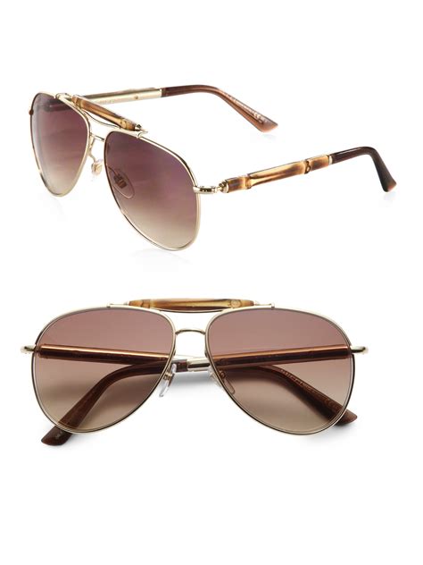 gucci bamboo sunglasses replica|gucci bamboo aviator sunglasses.